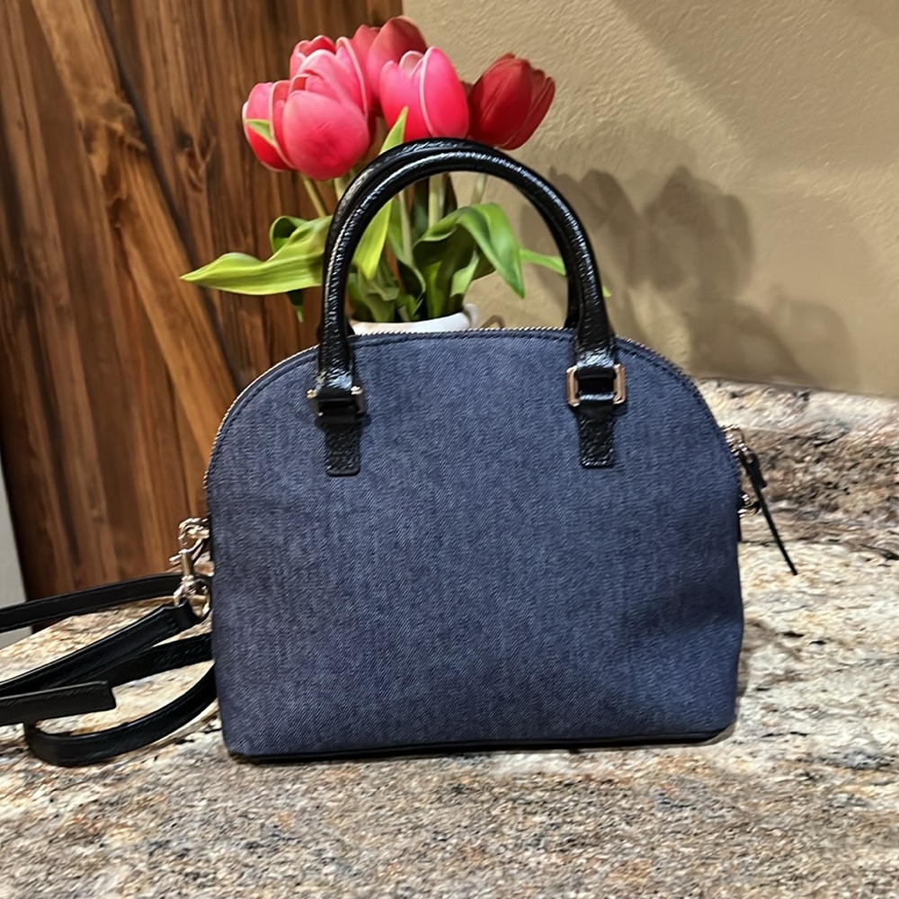 Kate Spade EUC Floral Denim Carli Bag - Picture 6 of 11